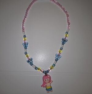 Colorful Beaded Hula Dancer Necklace